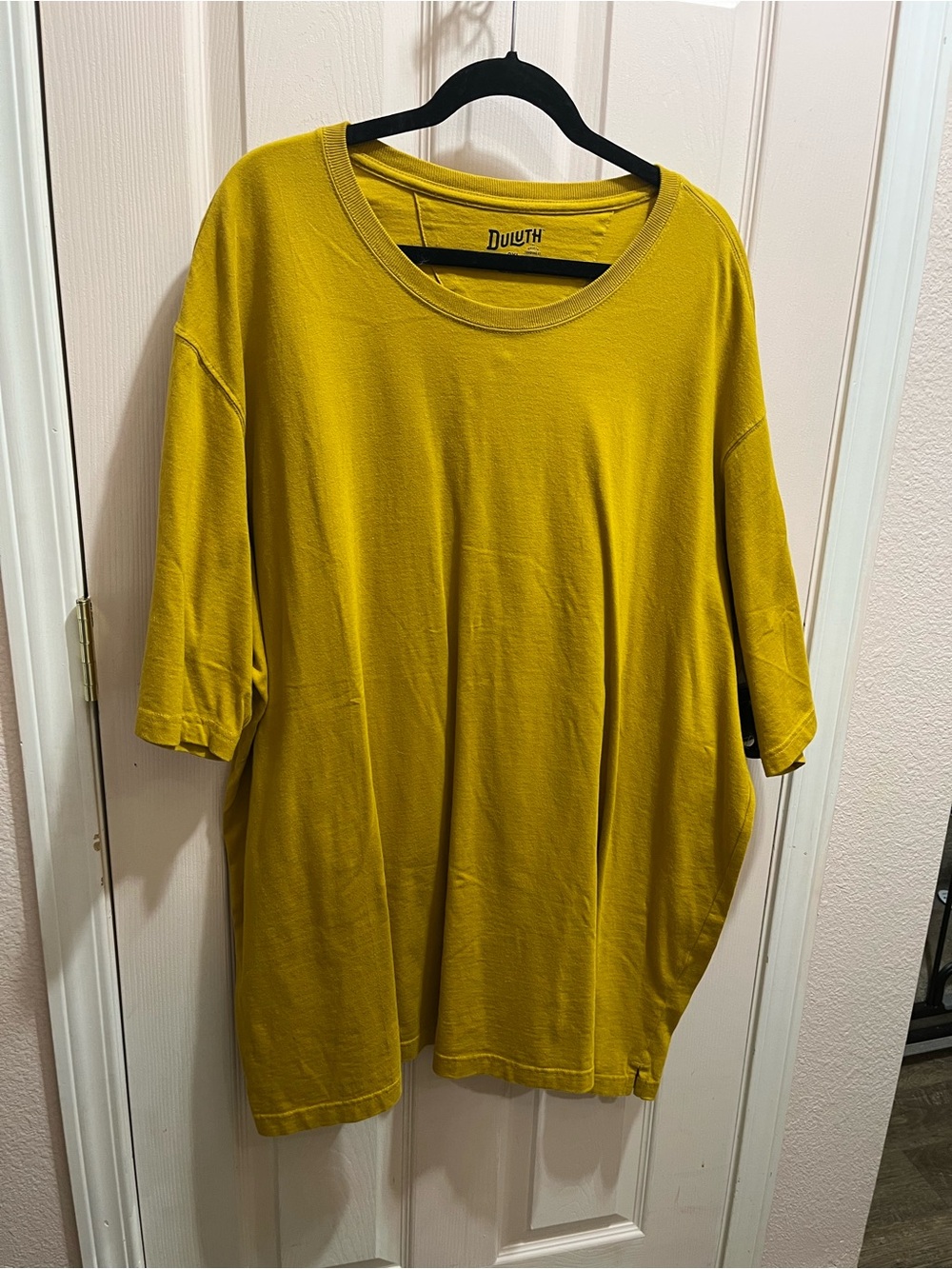 Duluth Trading Co Yellow Crewneck T-Shirt 3XL